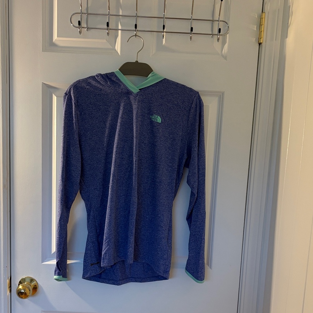 The North Face Purple/Green Long Sleeve Top